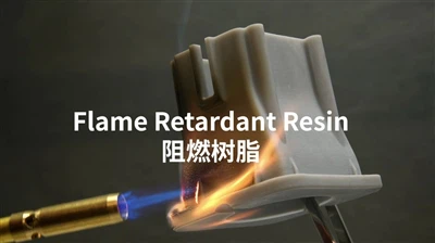 Mechanism of flame retardant resin